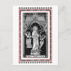 St. Joseph, Patron of the Church (DT 01) Postcard