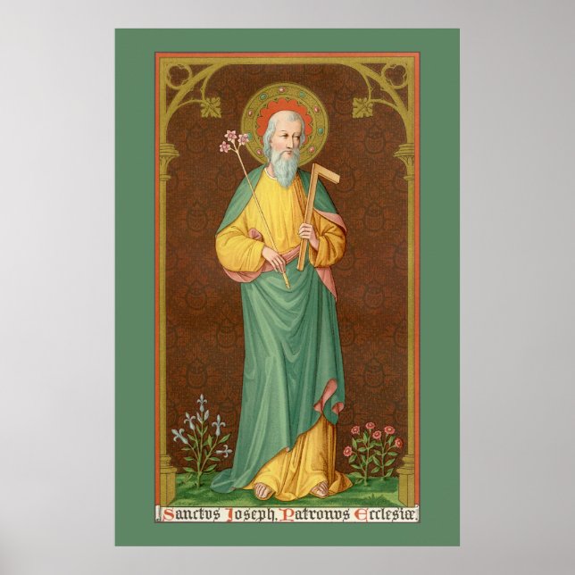 St. Joseph, Patron of the Church (SAU 35) Poster (Front)