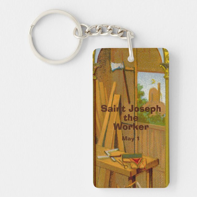 St. Joseph’s Workshop (BL 01) Key Ring (Front)