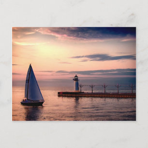 St. Joseph Sailboat Postcard