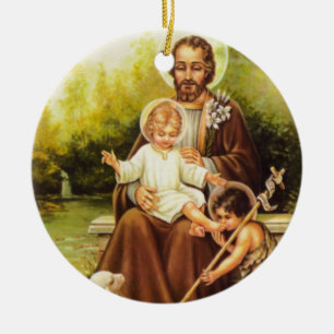 St. Joseph/St. Therese Double Sided Ornament