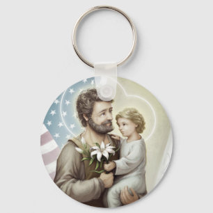 St. Joseph the Protector Key Ring