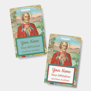 St. Joseph the Worker (BK 31) ID Badge