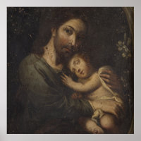 St Joseph with a Sleeping Jesus