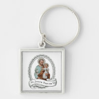 St. Joseph with Baby Jesus Religious Vintage