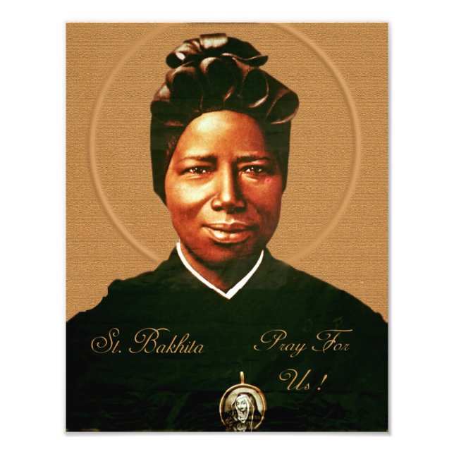 St. Josephine Bakhita. Photo Print (Front)