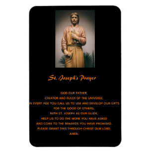 St. Joseph's Spirit of Work Prayer Magnet