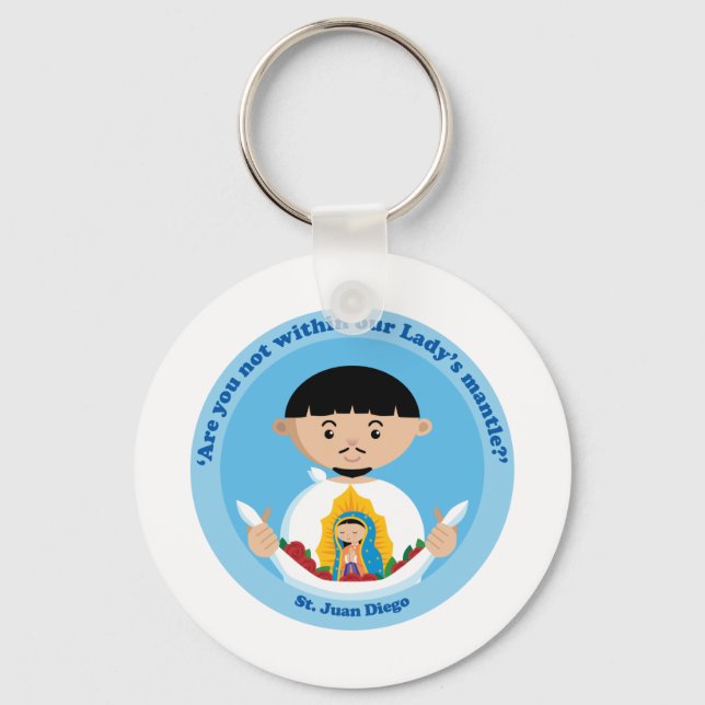 St. Juan Diego Key Ring (Front)