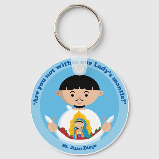 St. Juan Diego Key Ring (Front)