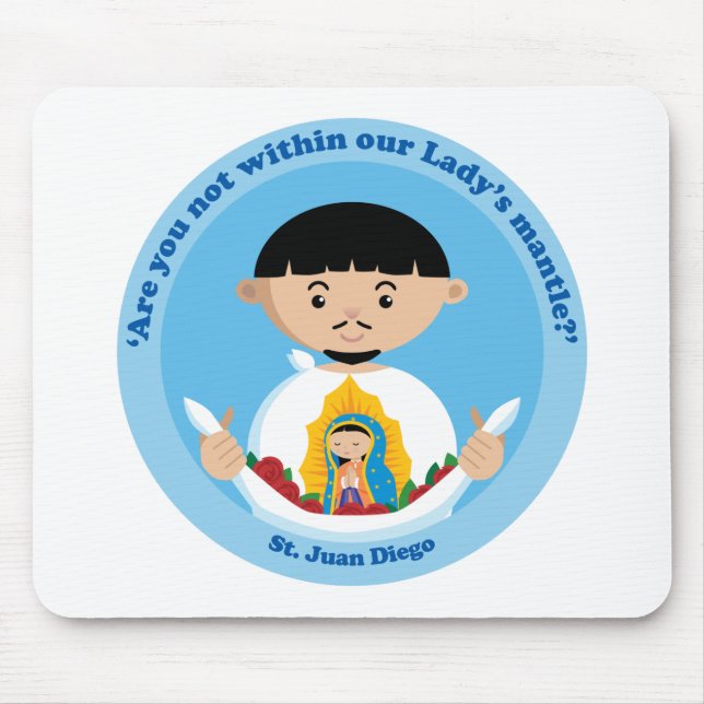 St. Juan Diego Mouse Mat (Front)