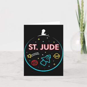 St Jude Patient Ty Rocket Illustration Card