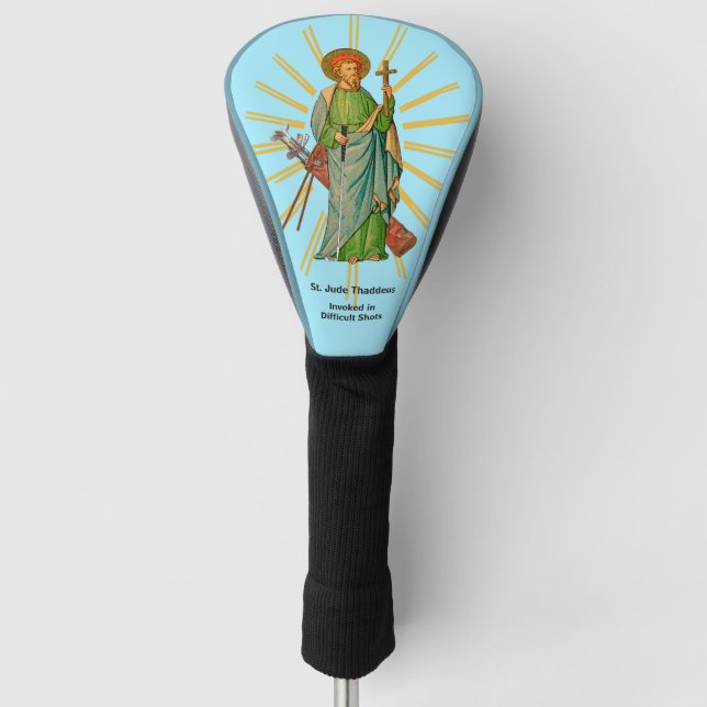 St Jude Thaddeus, Invoked for Difficult Golf Shots Golf Head Cover (Front)