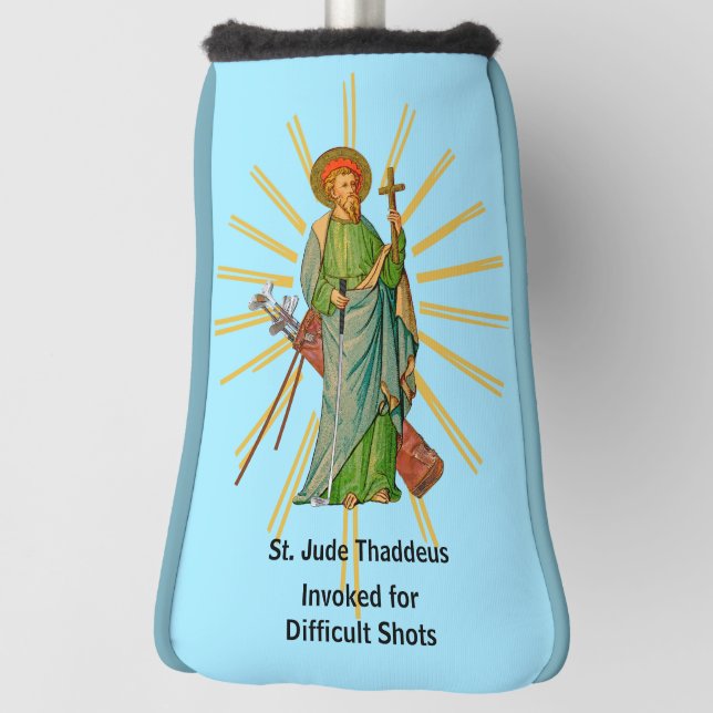 St Jude Thaddeus, Invoked for Difficult Golf Shots Head Cover (Rotate 90)