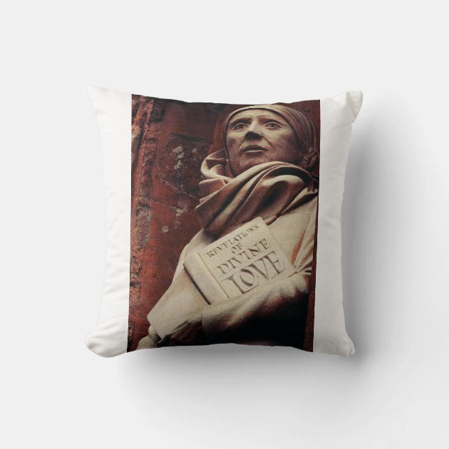 St. Julian of Norwich Mystic Visions & Sacred Art Cushion (Front)