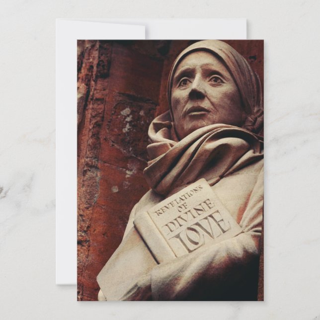 St. Julian of Norwich Mystic Visions & Sacred Art Holiday Card (Front)