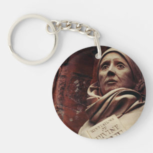 St. Julian of Norwich Mystic Visions & Sacred Art Key Ring