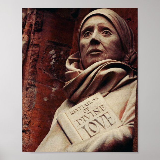 St. Julian of Norwich Mystic Visions & Sacred Art Poster (Front)