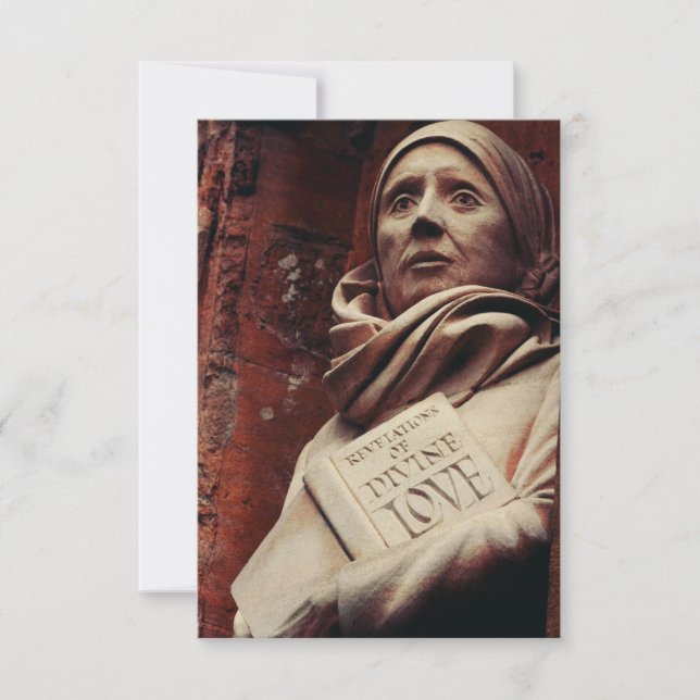 St. Julian of Norwich Mystic Visions & Sacred Art Thank You Card (Front)