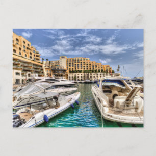 St Julians Portomaso Marina Postcard