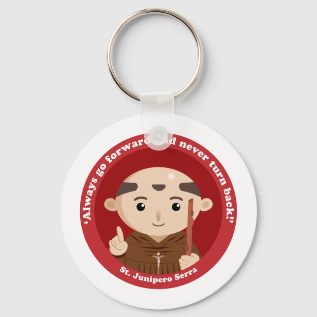St. Junipero Serra Key Ring (Front)