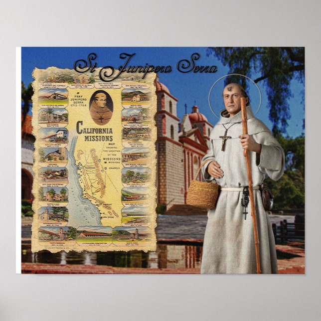 ST JUNIPERO SERRA POSTER (Front)
