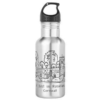 St Just in Roseland Church Water Bottle