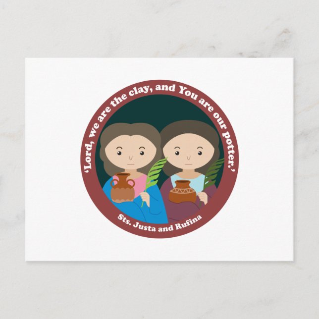 St. Justa & St. Rufina Postcard (Front)