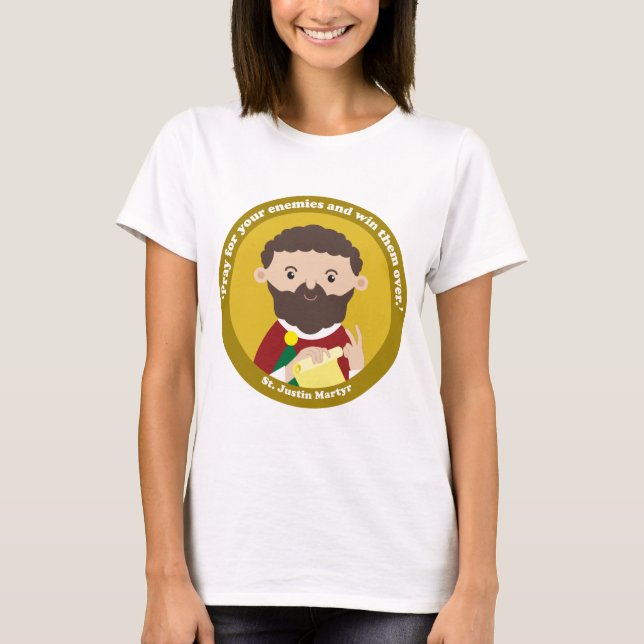 St. Justin Martyr T-Shirt (Front)