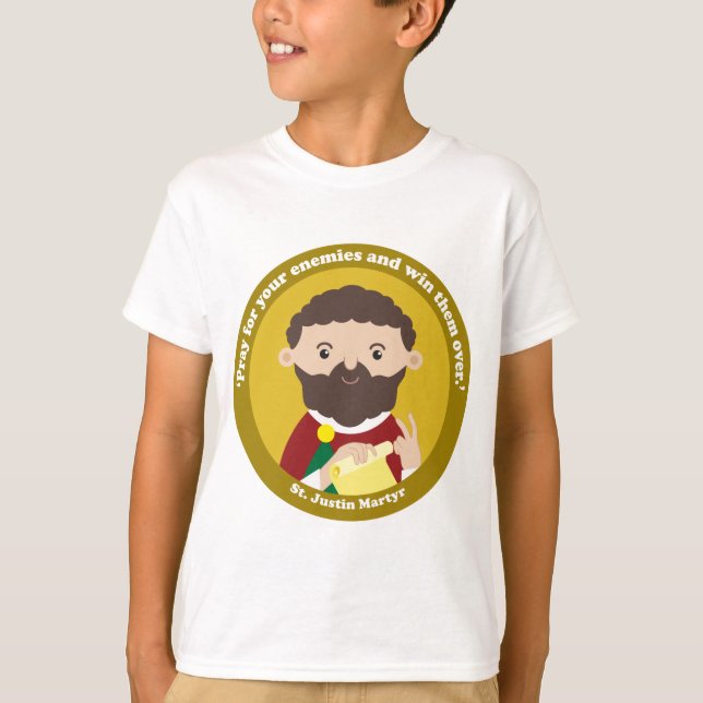 St. Justin Martyr T-Shirt (Front)