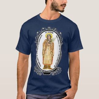 St Kateri Tekakwitha Catholic Saint Lily of the Mo T-Shirt