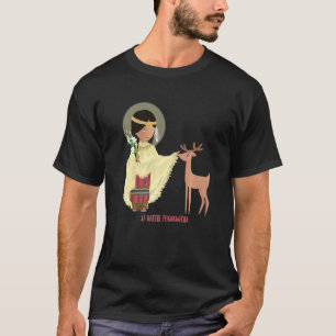 St Kateri Tekakwitha Catholic Saint Lily Of The Mo T-Shirt