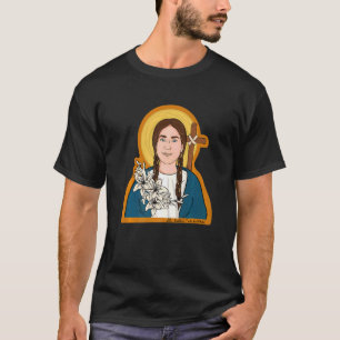 St Kateri Tekakwitha Catholic Saint Lily Of The Mo T-Shirt