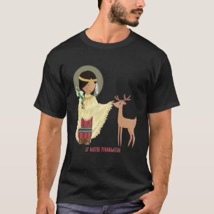 St Kateri Tekakwitha Catholic Saint Lily Of The Mo T-Shirt