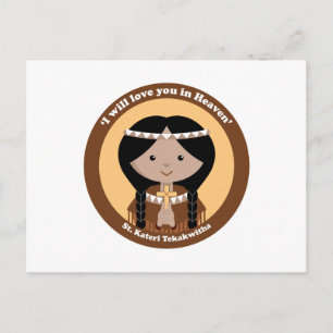 St. Kateri Tekakwitha Postcard