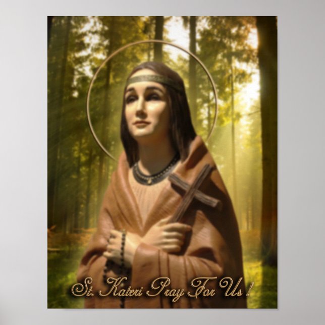 St Kateri Tekakwitha Poster (Front)