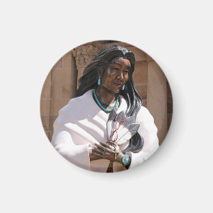 St. Kateri Tekakwitha The Sacred Lily Fine Art Magnet