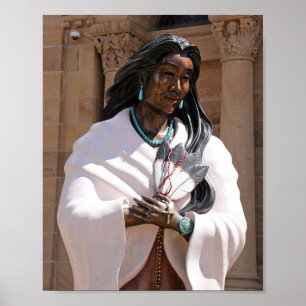 St. Kateri Tekakwitha The Sacred Lily Fine Art Poster