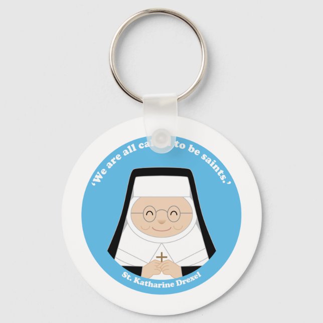 St. Katharine Drexel Key Ring (Front)