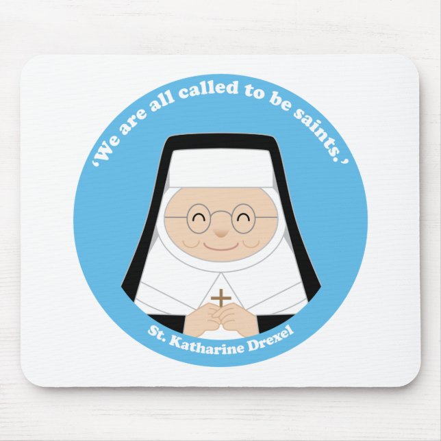 St. Katharine Drexel Mouse Mat (Front)