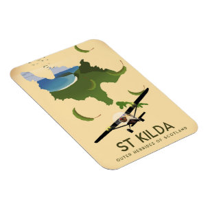 St Kilda, Outer Hebrides Scotland Magnet