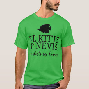 St Kitts amp Nevis Snorkelling Lover T-Shirt