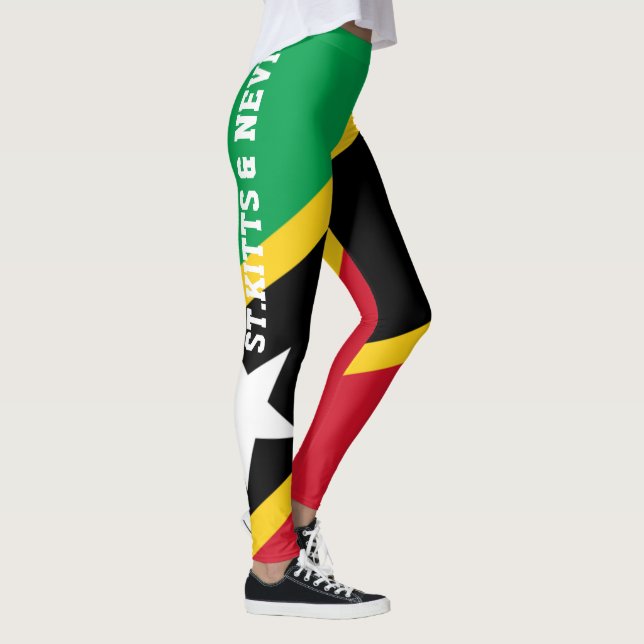 St.Kitts and Nevis flag leggings (Right)