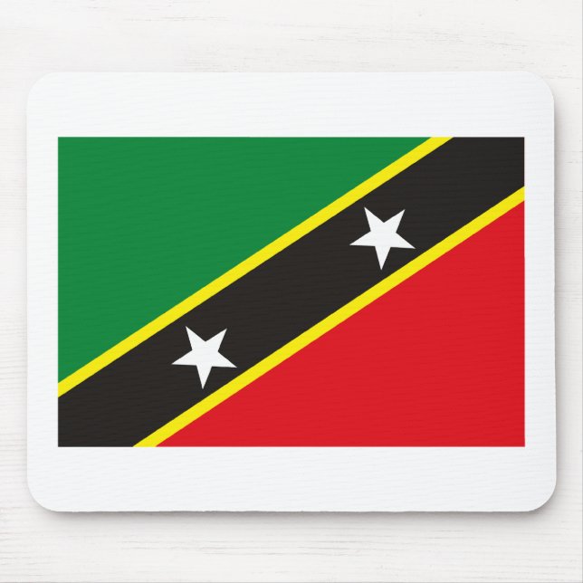 St. Kitts and Nevis Flag Mousepad (Front)