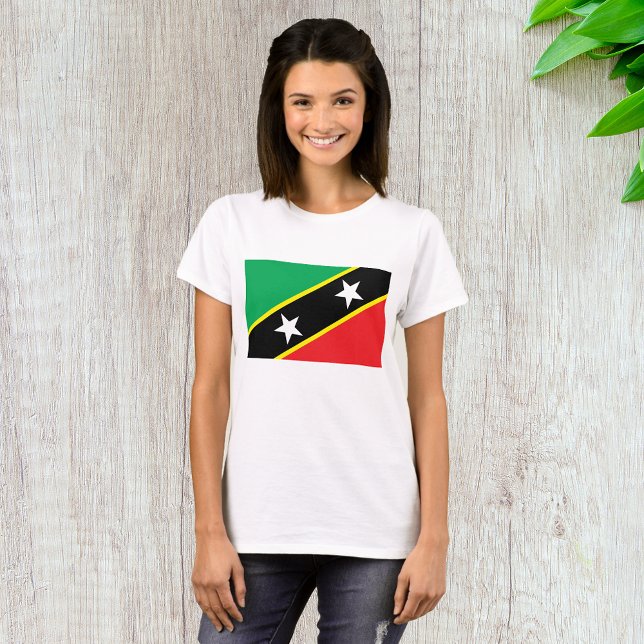 St Kitts And Nevis Flag T-Shirt (Creator Uploaded)