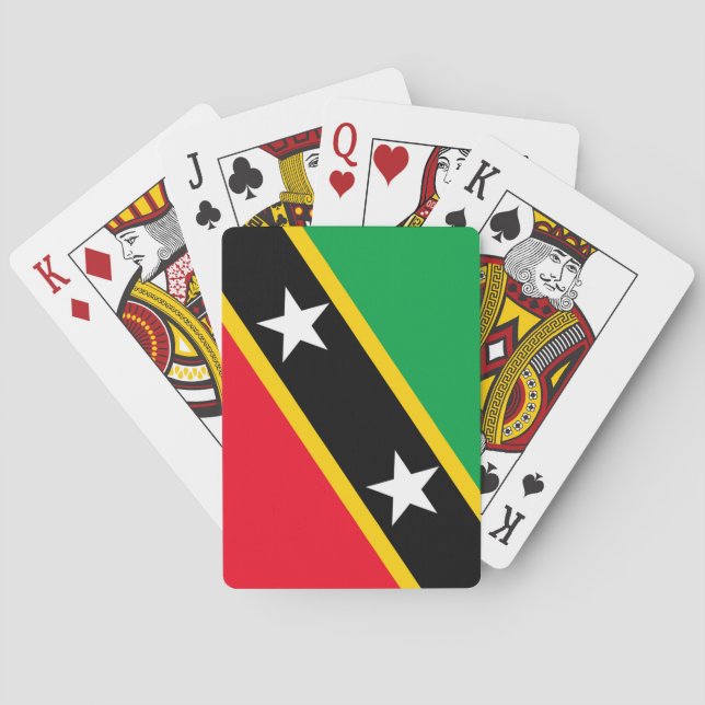 St. Kitts and Nevis playing card deck (Back)