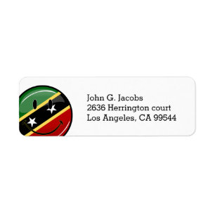 St. Kitts and Nevis Smiling Face Flag