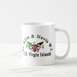 St. Kitts and Nevis / US Virgin Islands Coffee Mug