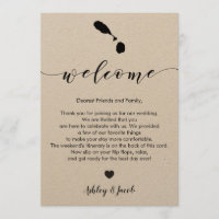 St. Kitts & Nevis Wedding Welcome Letter Itinerary