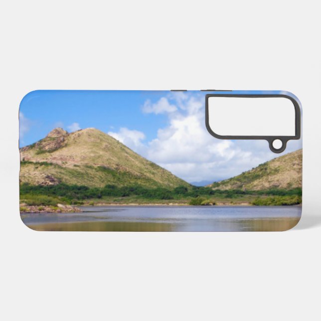 St kitts south coast lake Phone Case (Back Horizontal)
