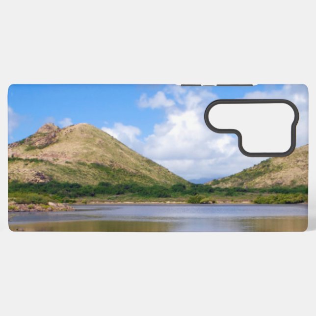St kitts south coast lake Phone Case (Back Horizontal)